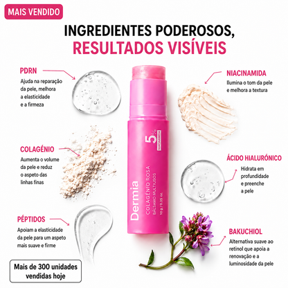 Bastão Facial Coreano de Colagénio e Reparação Instantânea